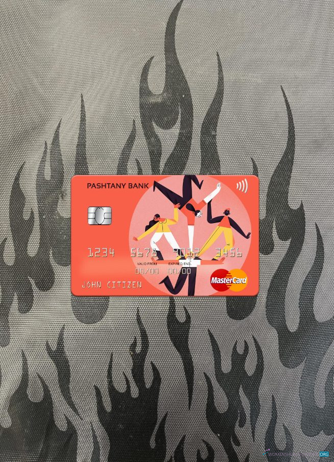 Download Afghanistan Pashtany Bank mastercard photolook front Photoshop template